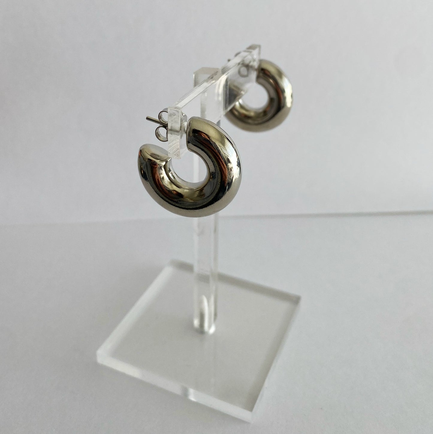 Bubble Hoops [silver]
