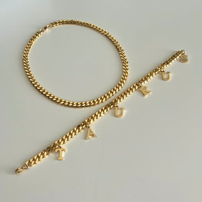 Cuban Choker with Custom Back Chain