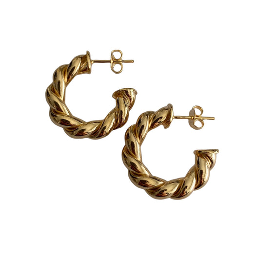 Twisted Hoops [gold]