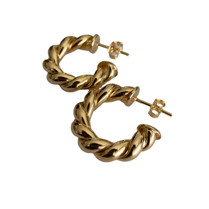 Twisted Hoops [gold]
