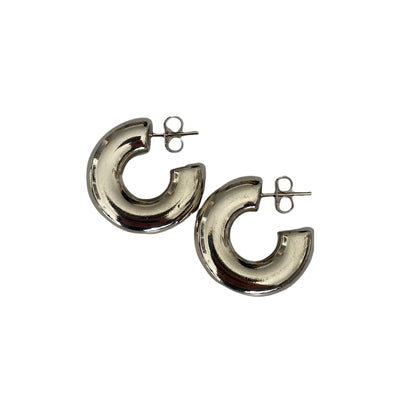 Bubble Hoops [silver]