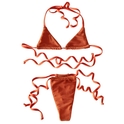 Micro Coco Kini Top - Orange