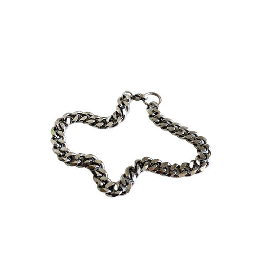 Silver Cuban Anklet/Bracelet