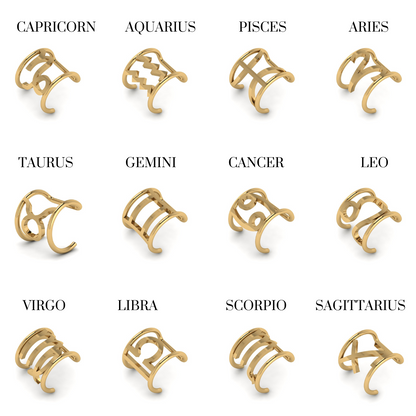 COLD ZODIAC LIP RING